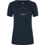 Reduzierte Blaue Kurzärmelige Super.Natural T-Shirts für Damen Größe XS 