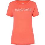 Reduzierte Korallenrote Super.Natural T-Shirts für Damen Größe S 