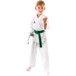 SUPERA Kinder Karate Anzug weiß - Karateanzug mit weißem Gürtel - 3 Teiliger Karate Gi mit Karatehose, Jacke und Karate Gürtel.