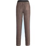 Taupefarbene 5-Pocket Jeans mit Reißverschluss aus Denim für Damen Größe L 