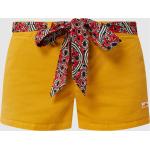 Gelbe Superdry Chino-Shorts aus Baumwolle für Damen Größe XL 