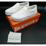 Beige Superdry Classic Slip-on Sneaker ohne Verschluss aus Textil für Damen Größe 36 
