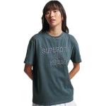 Blaue Superdry T-Shirts für Damen Größe XS 