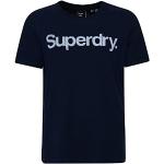 Reduzierte Marineblaue Maritime Superdry T-Shirts für Damen Größe S 