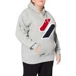 Superdry Damen Code Logo Che OS Hood Hooded Sweatshirt, Grey Slub Grindle, M/L