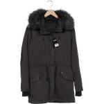 Reduzierte Graue Gesteppte Superdry Damensteppmäntel & Damenpuffercoats gepolstert Größe M für den für den Winter 