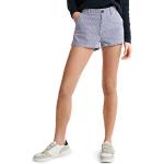 Reduzierte Marineblaue Superdry Chino-Shorts für Damen Größe L für den für den Sommer 