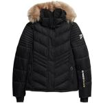 Superdry Damen Ski Luxe Puffer Jacket Jacke, schwarz, 36
