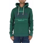 Reduzierte Grüne Langärmelige Superdry Herrensweatshirts aus Baumwolle maschinenwaschbar Größe XL für den für den Herbst 