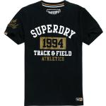 Schwarze Superdry T-Shirts für Herren Größe M 