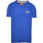 Superdry Herren T-Shirt Shirt Classic Gr.S Orange Label Vintage Blau 97575
