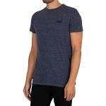 Reduzierte Blaue Vintage Superdry T-Shirts für Herren Größe M 