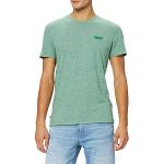 Grüne Vintage Superdry Bio T-Shirts für Herren Größe XL 