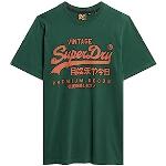 Superdry Herren Vintage Logo Premium Goods T-Shirt Emaillegrün XL