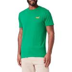 Grüne Bestickte Vintage Superdry T-Shirts für Herren Größe L 