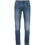 Reduzierte Blaue Unifarbene Superdry Slim Fit Jeans mit Reißverschluss aus Baumwolle für Herren Weite 29, Länge 32 