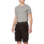 Schwarze Superdry Cargo-Shorts für Herren Größe XL für den für den Sommer 