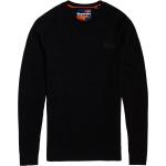 Schwarze Superdry Orange Label Rundhals-Ausschnitt Herrensweatshirts für den für den Herbst 