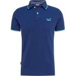 Marineblaue Kurzärmelige Superdry Rundhals-Ausschnitt T-Shirts für Herren Größe S 