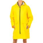 Reduzierte Gelbe Wasserdichte Superdry Regenjacken mit Reißverschluss aus Baumwolle mit Kapuze für Damen Größe XS 
