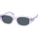Lila Superdry Rechteckige Rechteckige Sonnenbrillen aus Kunststoff für Damen 