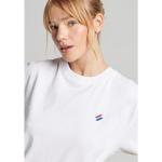 Weiße Superdry Shirtkleider aus Baumwolle für Damen Größe XS für den für den Frühling 