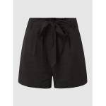 Reduzierte Schwarze Superdry Paperbag-Shorts aus Lyocell für Damen Größe S 
