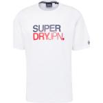 Weiße Superdry T-Shirts für Herren 