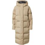 Beige Gesteppte Superdry Maxi Damensteppmäntel & Damenpuffercoats mit Kapuze Größe XL 