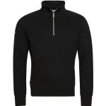 Reduzierte Schwarze Vintage Superdry Sweatshirts aus Baumwollmischung Größe M 