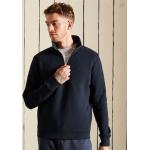 Marineblaue Vintage Superdry Herrensweatshirts Größe 3 XL für den für den Herbst 