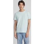 Hellblaue Unifarbene Superdry T-Shirts aus Baumwolle für Herren Größe M 