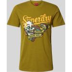Olivgrüne Superdry T-Shirts aus Baumwolle für Herren Größe M 