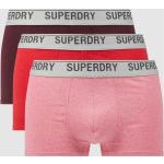 Rosa Superdry Bio Herrenunterwäsche aus Baumwolle Größe XL 3-teilig 