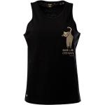Schwarze Vintage Superdry T-Shirts für Damen Größe S 