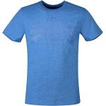 Blaue Vintage Langärmelige Superdry Rundhals-Ausschnitt T-Shirts für Herren Größe M 