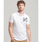 Weiße Vintage Superdry Herrenpoloshirts & Herrenpolohemden 