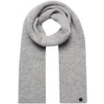 Superdry Womens Studios Luxe Knitted Scarf, Pale Grey Marl, One Size