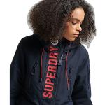 Superdry Womens Ultimate Windcheater Windjacke, Nordic Chrome Navy/Risk Red, XS