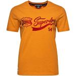 Reduzierte Goldene Vintage Superdry T-Shirts für Damen Größe M 