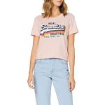 Reduzierte Pinke Casual Superdry T-Shirts für Damen Größe M 