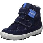 Reduzierte Blaue Superfit Groovy Gore Tex Low Sneaker aus Lammfell Gefüttert für Kinder Größe 24 für den für den Winter 