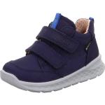 Blaue Superfit Gore Tex Low Sneaker mit Klettverschluss in Breitweite aus Leder für Babys Größe 24 für den für den Sommer 
