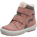 Reduzierte Rosa Superfit Groovy Gore Tex Low Sneaker mit Klettverschluss aus Veloursleder Gefüttert für Kinder Größe 24 für den für den Winter 