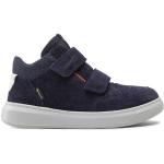Blaue Superfit Cosmo High Top Sneaker & Sneaker Boots aus Veloursleder für Kinder 