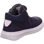 Blaue Superfit Cosmo High Top Sneaker & Sneaker Boots aus Veloursleder reflektierend für Kinder 