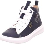 Blaue Superfit Cosmo High Top Sneaker & Sneaker Boots aus Leder für Kinder Größe 31 