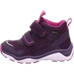 Pinke Superfit Sport5 High Top Sneaker & Sneaker Boots aus Fleece für Kinder 