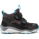 Hellblaue Superfit Sport5 High Top Sneaker & Sneaker Boots aus Fleece für Kinder 