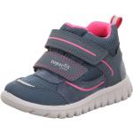 Pinke Superfit Sport7 High Top Sneaker & Sneaker Boots mit Riemchen aus Veloursleder mit Reflektoren für Kinder 